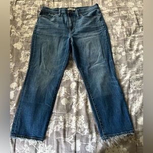 Madewell perfect vintage crop jean